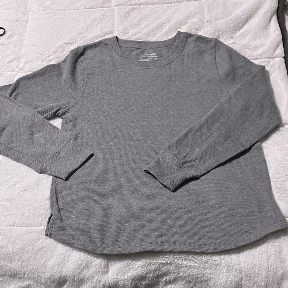 Classic Gray Long Sleeve Women's Tee